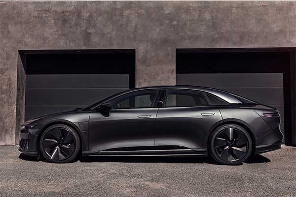 Lucid Adds A New Stealth Look Package Trim To Its Air Luxury EV