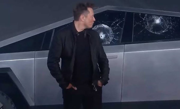 When Tesla Tried To Show Off Cybertruck's “Unbreakable” Windows But Shattered It During Live Demo (Video) - autojosh 