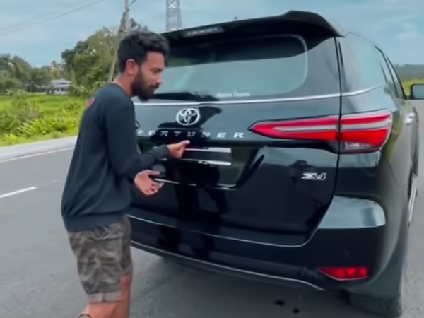 This Toyota Fortuner SUV Has A Built-In Toilet And It Is Accessible From Inside The Cabin [Video] - autojosh 