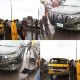 Today's Photos : Toyota Prado And Commercial Bus Involved In A Crash At Dormanlong Bridge - autojosh