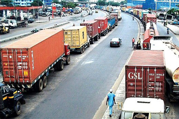 Lagos Orders Removal Of Trucks Parked At Costain 