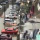 Today's Photos : Dozens Of Cars Submerged In Rainwater At Dolphin Estate, Lagos - autojosh