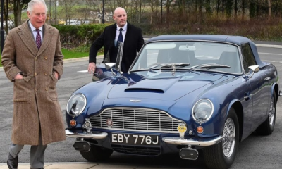 Today's Photos : King Charles And His 1970 Aston Martin That Uses Wine As Fuel Instead Of Petrol - autojosh