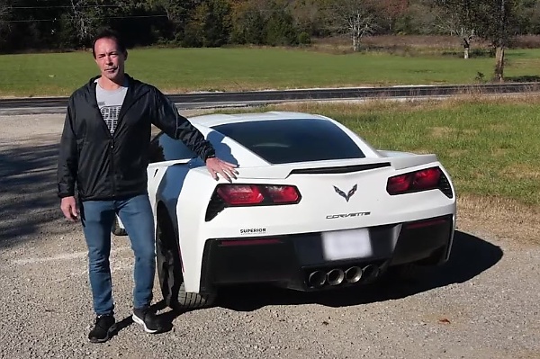 YouTuber Sets New Guiness World Record After Reversing A Corvette For One Mile In 75 Seconds - autojosh 