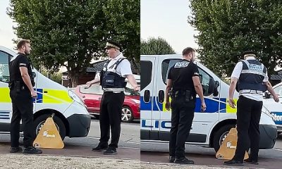 Traffic Warden Clamps A Police Car For Wrong Parking, An Argument Ensued - autojosh
