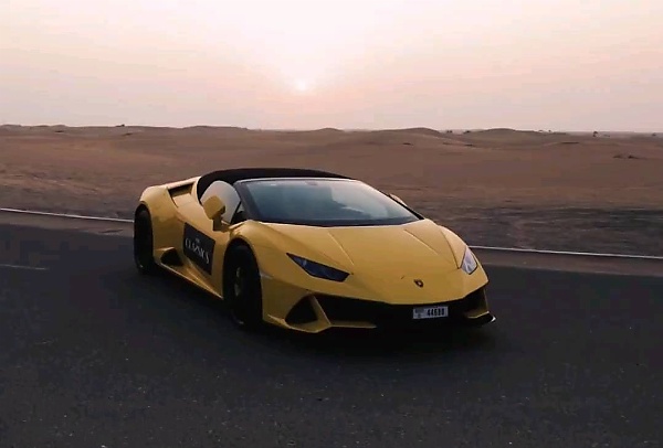 Carter Efe Takes Lamborghini For A Spin In Dubai To Celebrate 'Pro Classics' Endorsement Deal - autojosh 