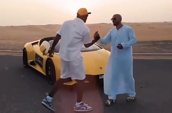 Carter Efe Takes Lamborghini For A Spin In Dubai To Celebrate 'Pro Classics' Endorsement Deal - autojosh 
