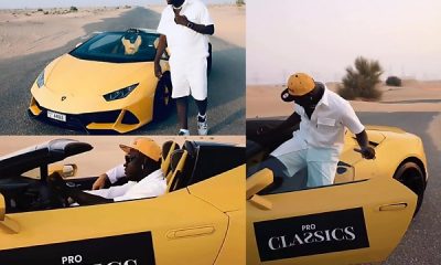 Carter Efe Takes Lamborghini For A Spin In Dubai To Celebrate 'Pro Classics' Endorsement Deal - autojosh