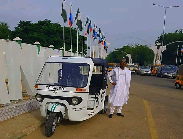 Photos : Man Builds Tricycle From Scratch In Kano, Ex-VP Atiku Hails His Ingenuity - autojosh 