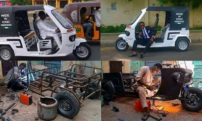 Photos : Man Builds Tricycle From Scratch In Kano, Ex-VP Atiku Hails His Ingenuity - autojosh