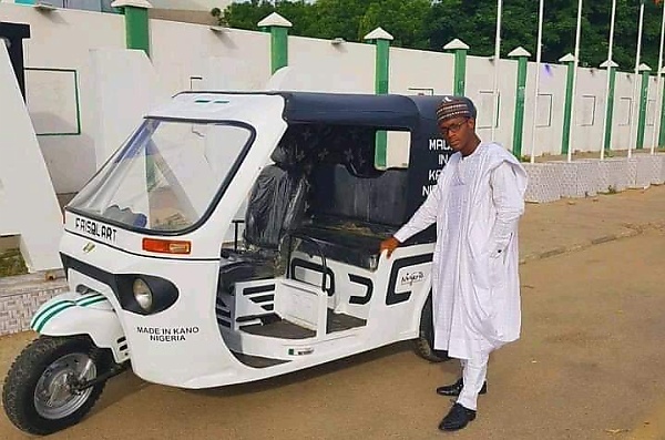 Photos : Man Builds Tricycle From Scratch In Kano, Ex-VP Atiku Hails His Ingenuity - autojosh 