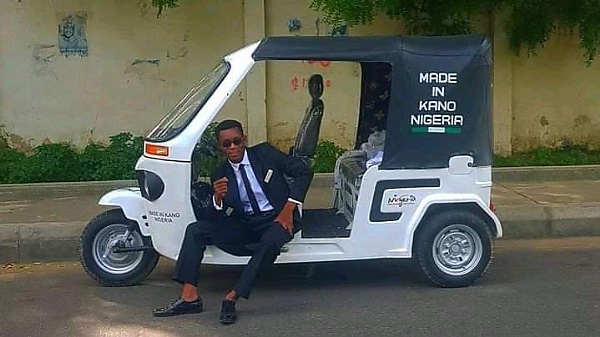 Photos : Man Builds Tricycle From Scratch In Kano, Ex-VP Atiku Hails His Ingenuity - autojosh