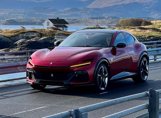 Ferrari Purosangue SUV Cruising Majestically On The Road - autojosh