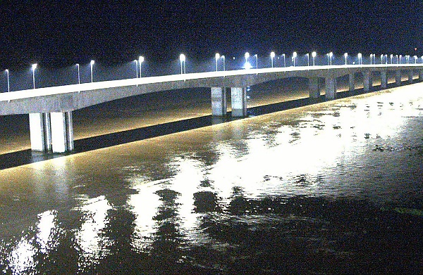 Julius Berger Tests Streetlights On 1.6km Second Niger Bridge, Ready For Use By Christmas - autojosh 