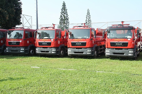 Lagos Fire Service Hold Road Show To Display 62 Firefighting Apparatuses Acquired By LASG - autojosh 