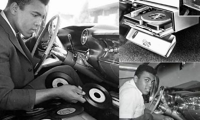 Today's Photos : Muhammad Ali In a 1959 Cadillac Eldorado Equipped With A Vinyl Record Player - autojosh