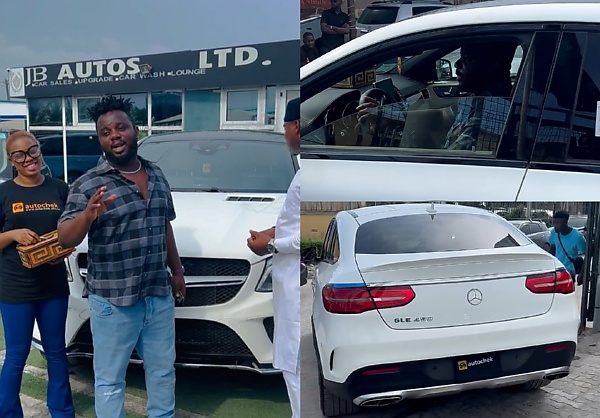 Sabinus Gets Another Mercedes GLE From Insurance Company To Replace One That Crashed Weeks Ago - autojosh