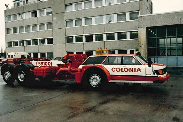 Today's Photos : This 80s Truck Was Made By Joining Ford Station Wagon With MAN Heavy-duty Truck - autojosh 