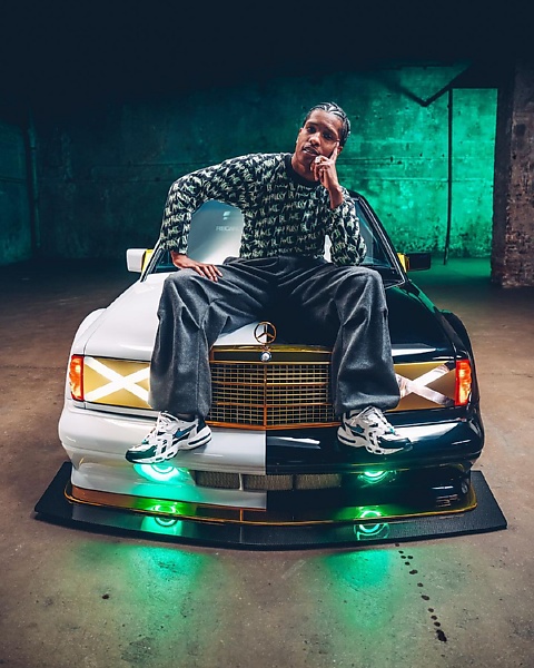Check Out A$AP Rocky's Custom Mercedes 190E Designed For Video Game, 'Need For Speed Unbound' - autojosh