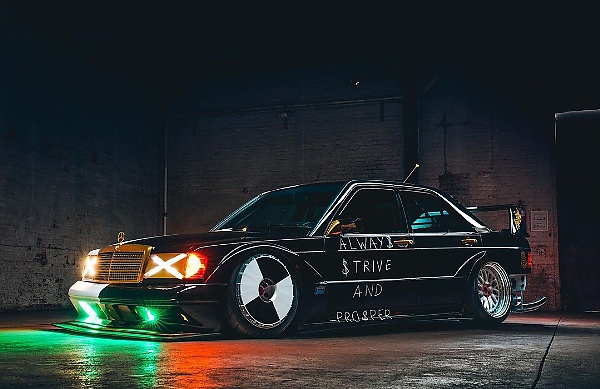 Check Out A$AP Rocky's Custom Mercedes 190E Designed For Video Game, 'Need For Speed Unbound' - autojosh 