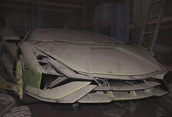 Artist Reimagines Modern-era Exotic Cars Left To Rot Away In An Electric Vehicle-only Future - autojosh 