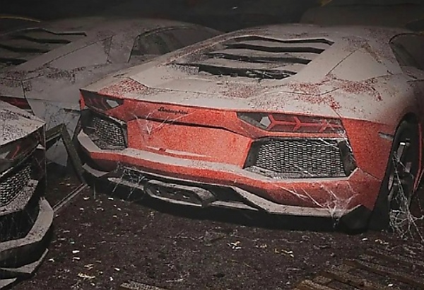 Artist Reimagines Modern-era Exotic Cars Left To Rot Away In An Electric Vehicle-only Future - autojosh 