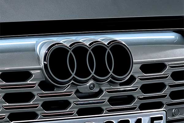 Audi Launches New 2D Black And White Logo Design For Its Four Rings Which Is Flatter