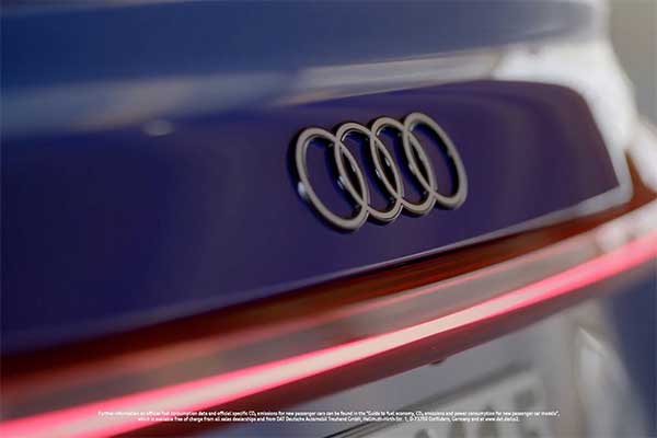 Audi Launches New 2D Black And White Logo Design For Its Four Rings Which Is Flatter