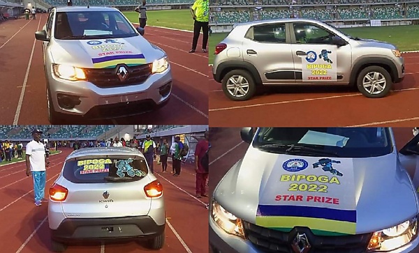 BIPOGA 2022 : Nigerian Police Shows Off Star Prize Of Raffle Draw - A Renault Kwid - autojosh