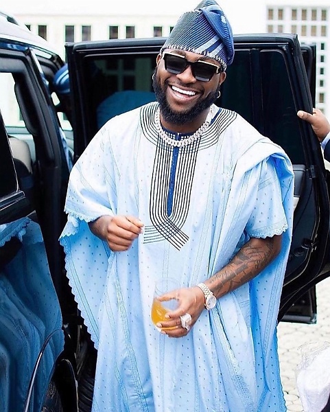 Davido Turned Up In Style For His Uncle's Inauguration In An Armored Infiniti QX80 SUV - autojosh 