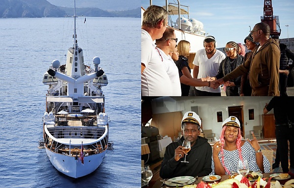 Femi Otedola Celebrates 60th Birthday Aboard ₦302 Million Per Week Super Yacht, Christina O - autojosh