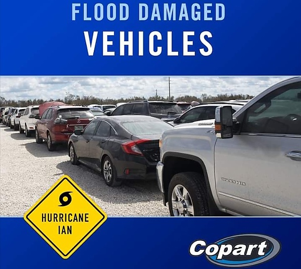 Over 5,000 Flooded Cars Damaged By Hurricane Ian Are Up For Auction At Copart At Bargain Prices - autojosh 