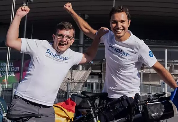 2 Frenchmen Cycle 7,000km From Paris To Qatar To Support France, Journey Took 3-Months - autojosh 