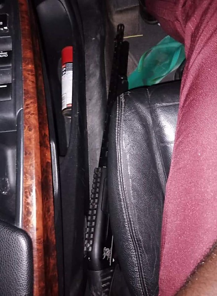 LASTMA Recovers Gun Inside Honda Impounded For Driving One-way, Driver Runs Away - autojosh 