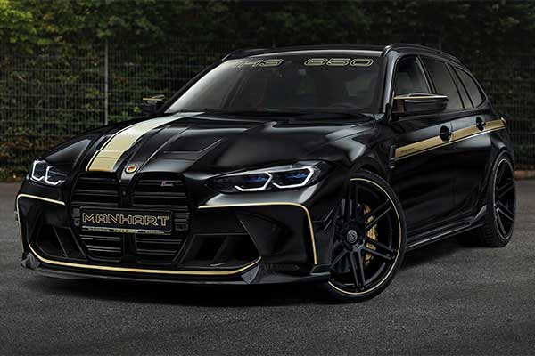 Manhart Showcases Tuned 2023 BMW M3 Touring (MH3 650) With Over 600Hp