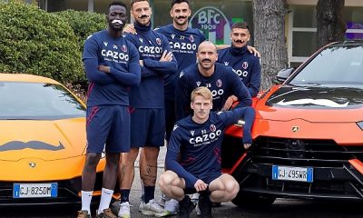 Movember : Lamborghinis, Bologna FC Players Wears Moustaches To Raise Funds For Men’s Health Issues - autojosh