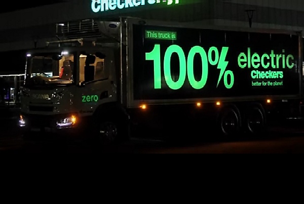 Shoprite Group’s New Electric Truck Has “Glow In The Dark” Signage, Drive 350-km On Full Charge - autojosh 
