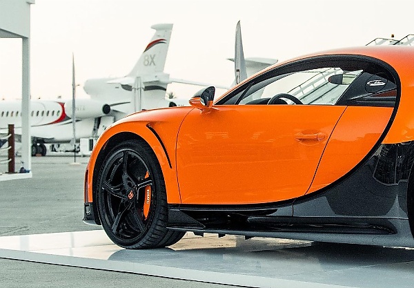 Bugatti Chiron Super Sport Displayed At Middle East & North Africa Business Aviation Association Show - autojosh 