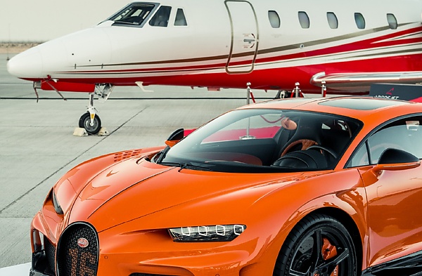 Bugatti Chiron Super Sport Displayed At Middle East & North Africa Business Aviation Association Show - autojosh 