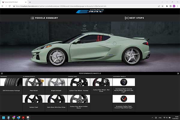 Chevrolet Corvette Goes Hybrid As E-Ray Model Leaked In Configurator Website