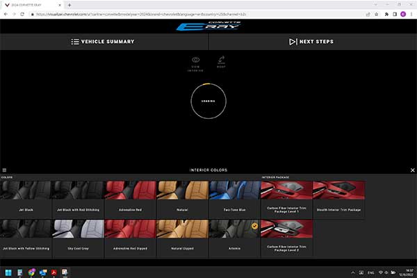 Chevrolet Corvette Goes Hybrid As E-Ray Model Leaked In Configurator Website