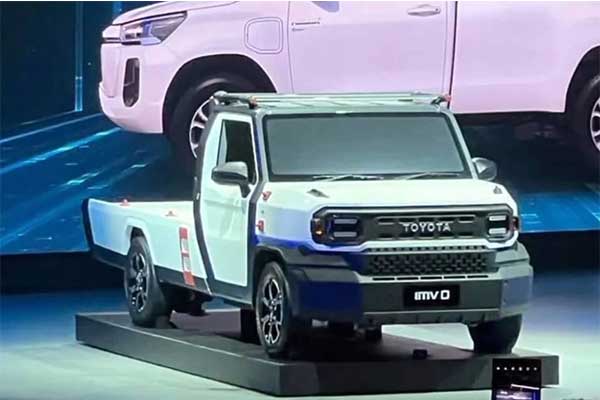 Toyota Showcases Hilux Revo Electric Pickup Truck Concept In Thailand