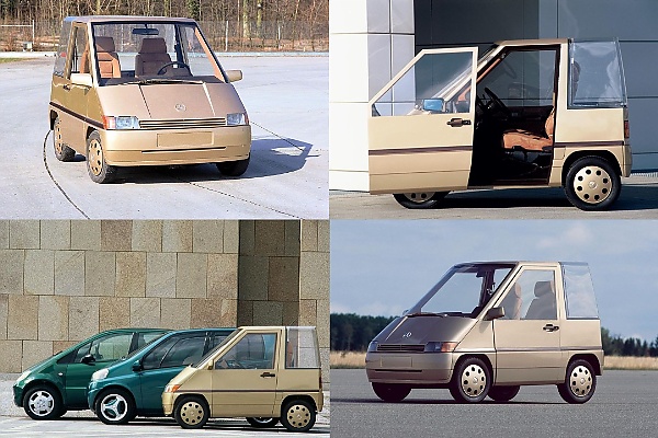 1981 Mercedes NAFA Concept, A 2-seater With Two Sliding Doors That Inspired A-Class, Smart fortwo - autojosh