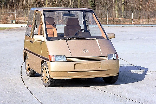 1981 Mercedes NAFA Concept, A 2-seater With Two Sliding Doors That Inspired A-Class, Smart fortwo - autojosh 