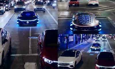 Mercedes Vision AVTR Driving In Convoy For Premiere Of New Avatar Movie, The Way of Water - autojosh