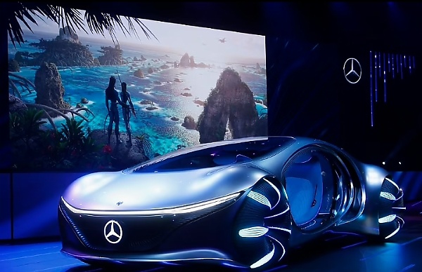 Mercedes Unveils Avatarinspired AVTR That Has No Steering Wheels Can  Drive Sideways