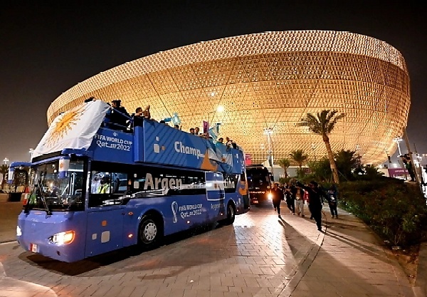 Argentina Stars Celebrate Fifa World Cup Victory With Open-top Bus Parade In Qatar - autojosh 