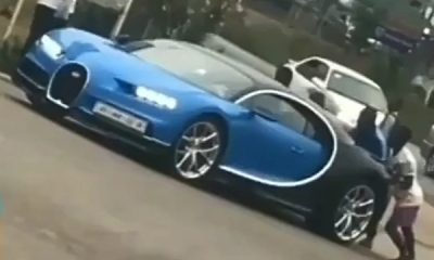 Watch As People Push Broken Down $3 Million Bugatti Chiron Owned By Ghanaian Billionaire - autojosh