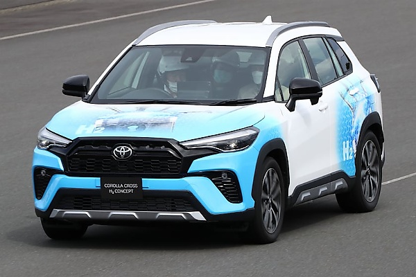 Toyota Unveils Hydrogen-Combustion Corolla Cross H2 Concept - autojosh 