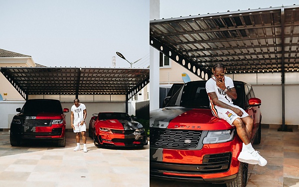 Zlatan Ibile Gives His Range Rover And Chevrolet Camaro A Stunning Two-tone Wrap As He Turns A Year Older - autojosh
